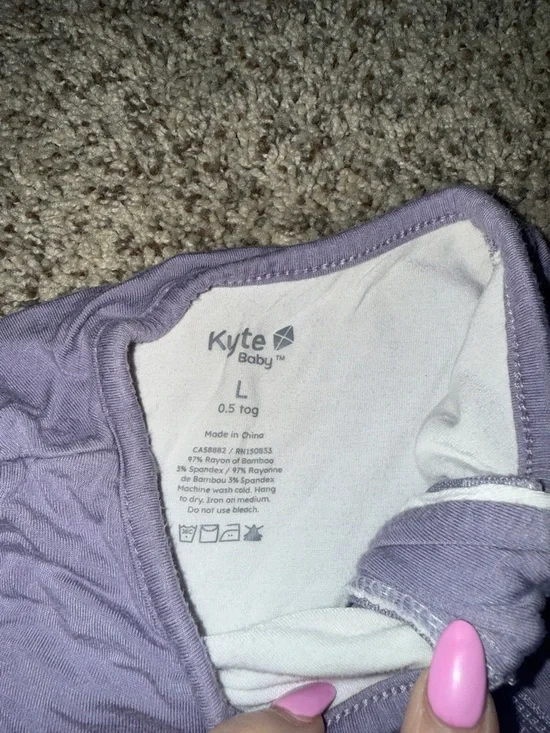 Kyte Baby Lavender Sleep Sack - Picture 2 of 3